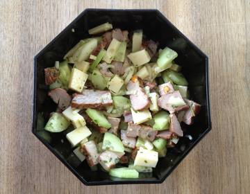 Fleischsalat mit Gurke Fleischsalat mit Gurke
