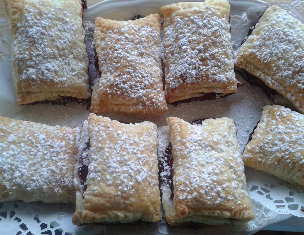 Erdbeeren in Blätterteig Erdbeeren in Blätterteig