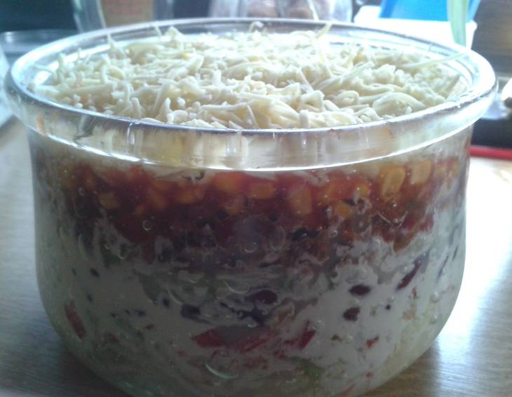 Bunter Schichtsalat Bunter Schichtsalat