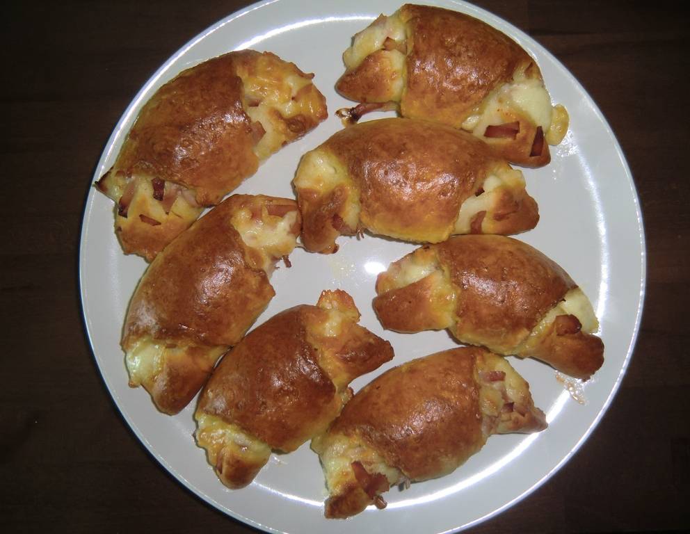 Schinken-Käse-Kipferl Schinken-Käse-Kipferl
