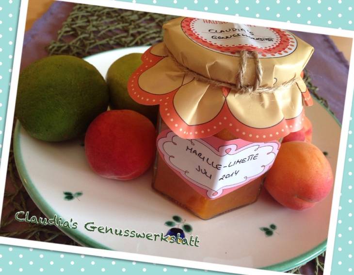 Marillen-Limetten-Marmelade Marillen-Limetten-Marmelade