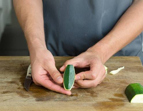 Schritt 7: Fertig ist das Zucchini-Blatt!