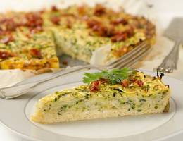 Zucchini-Quiche ohne Boden Zucchini-Quiche ohne Boden