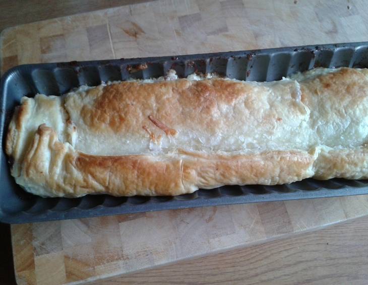 Käse-Schinken-Strudel