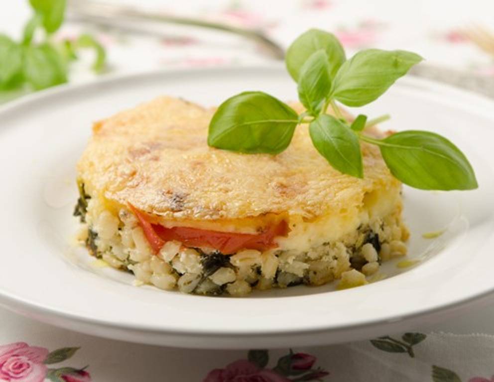 Ebly-Spinat-Auflauf Ebly-Spinat-Auflauf