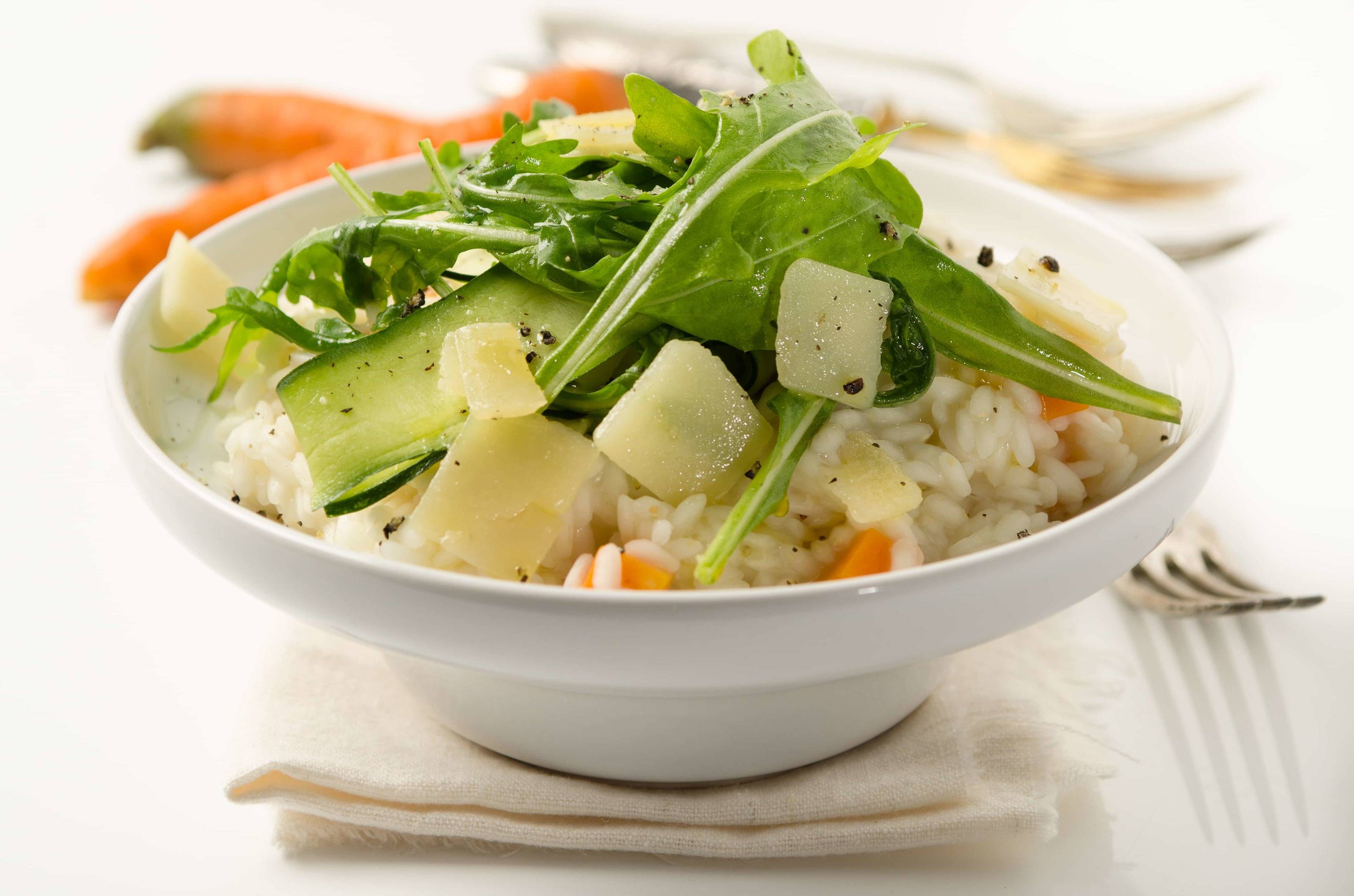 Gemüserisotto mit Parmesan Rezept