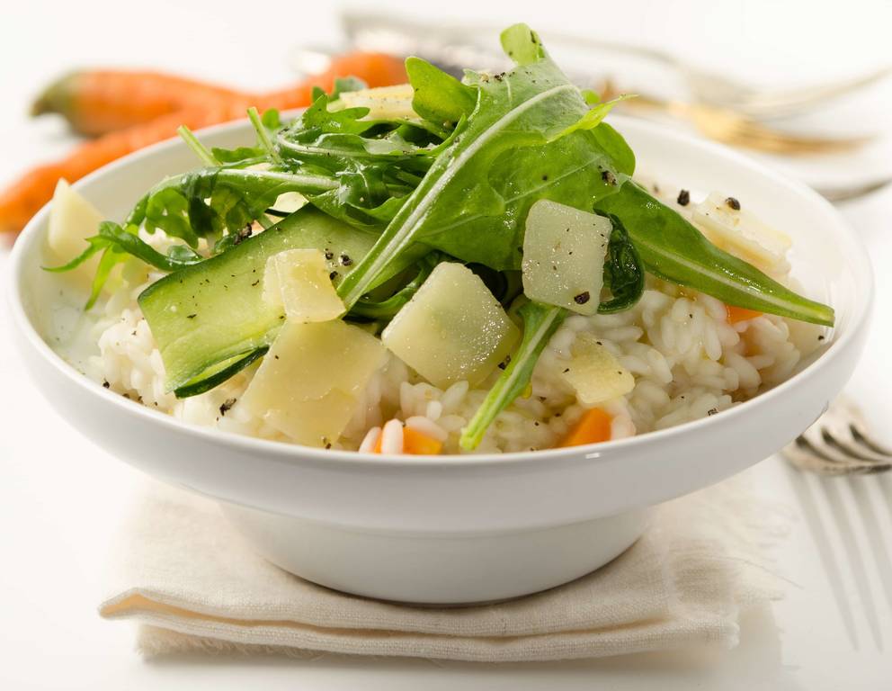 Gemüserisotto mit Parmesan Gemüserisotto mit Parmesan