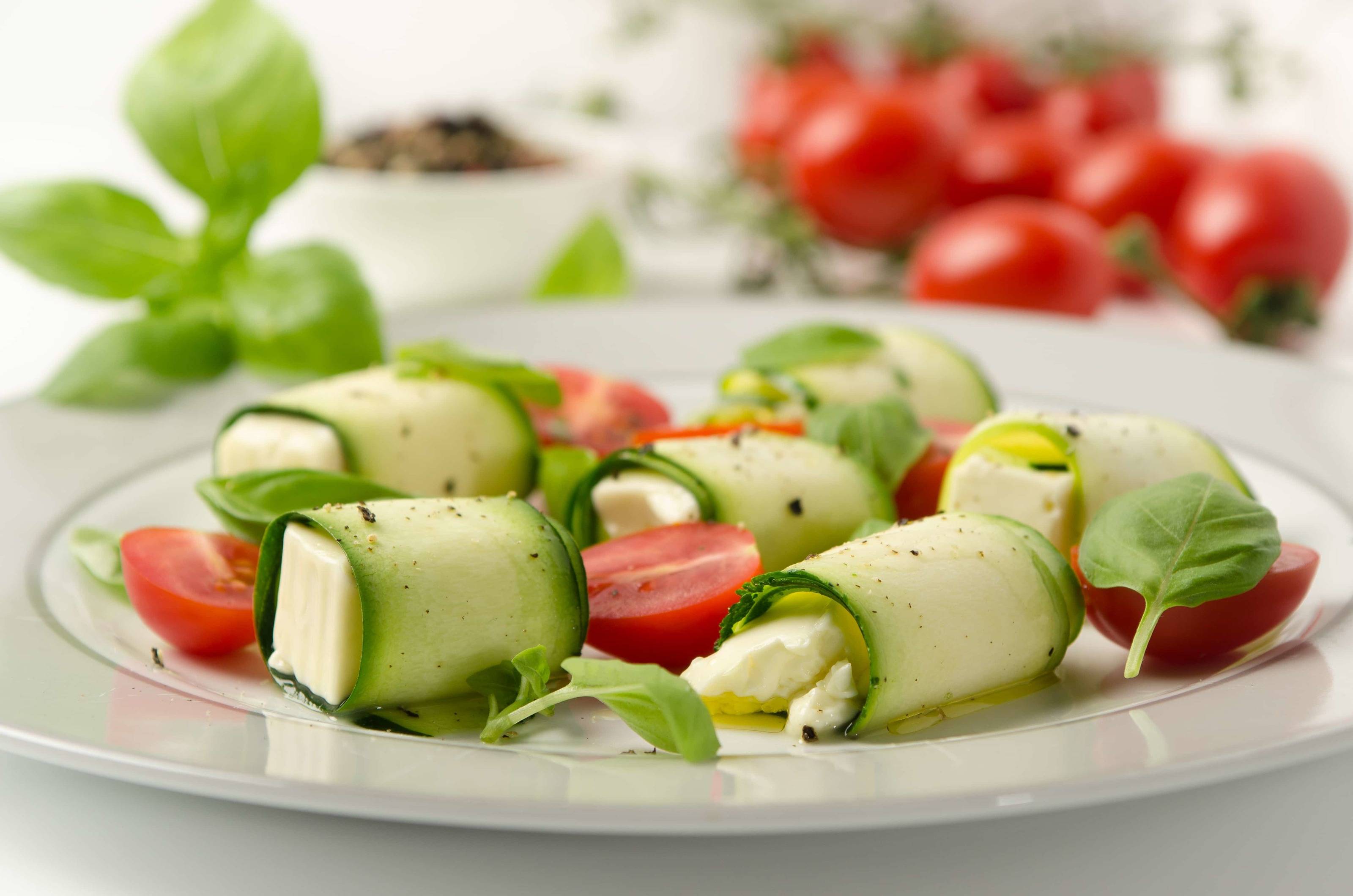 Schafskäse im Zucchinimantel Rezept - ichkoche.at Schafskäse im Zucchinimantel Rezept - ichkoche.at