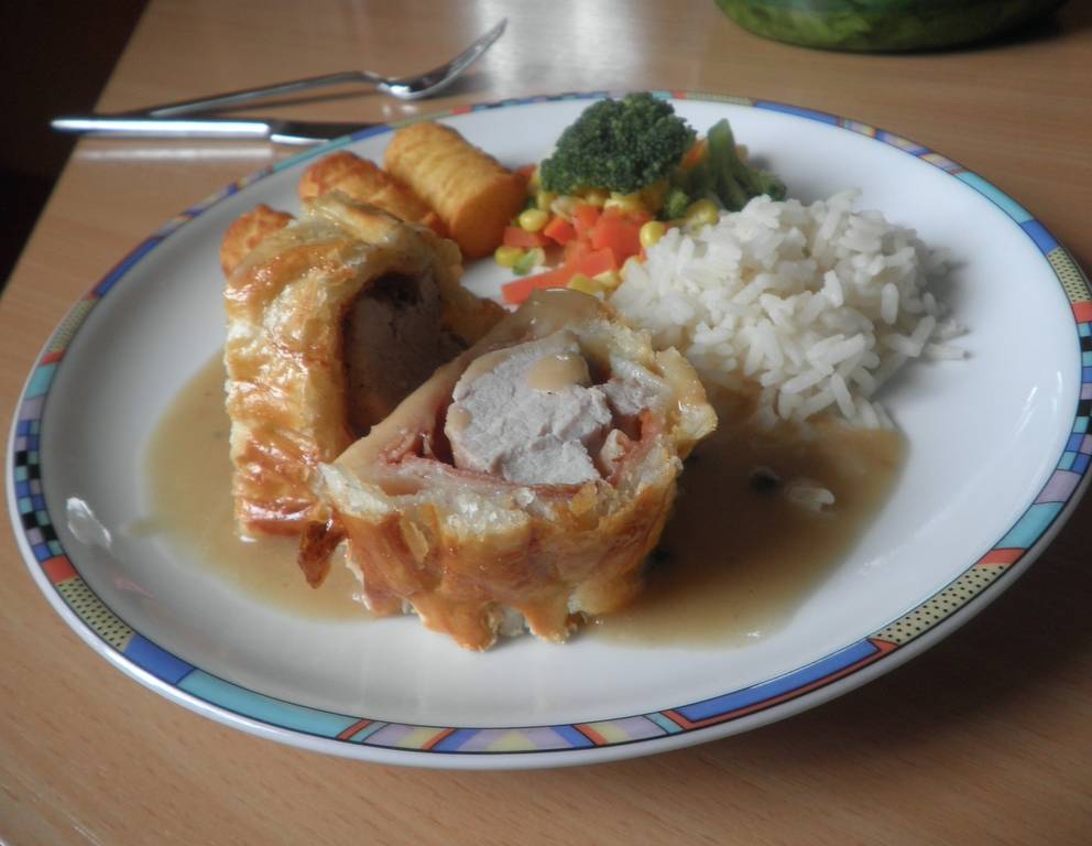 Schweinefilet im Blätterteigmantel Schweinefilet im Blätterteigmantel