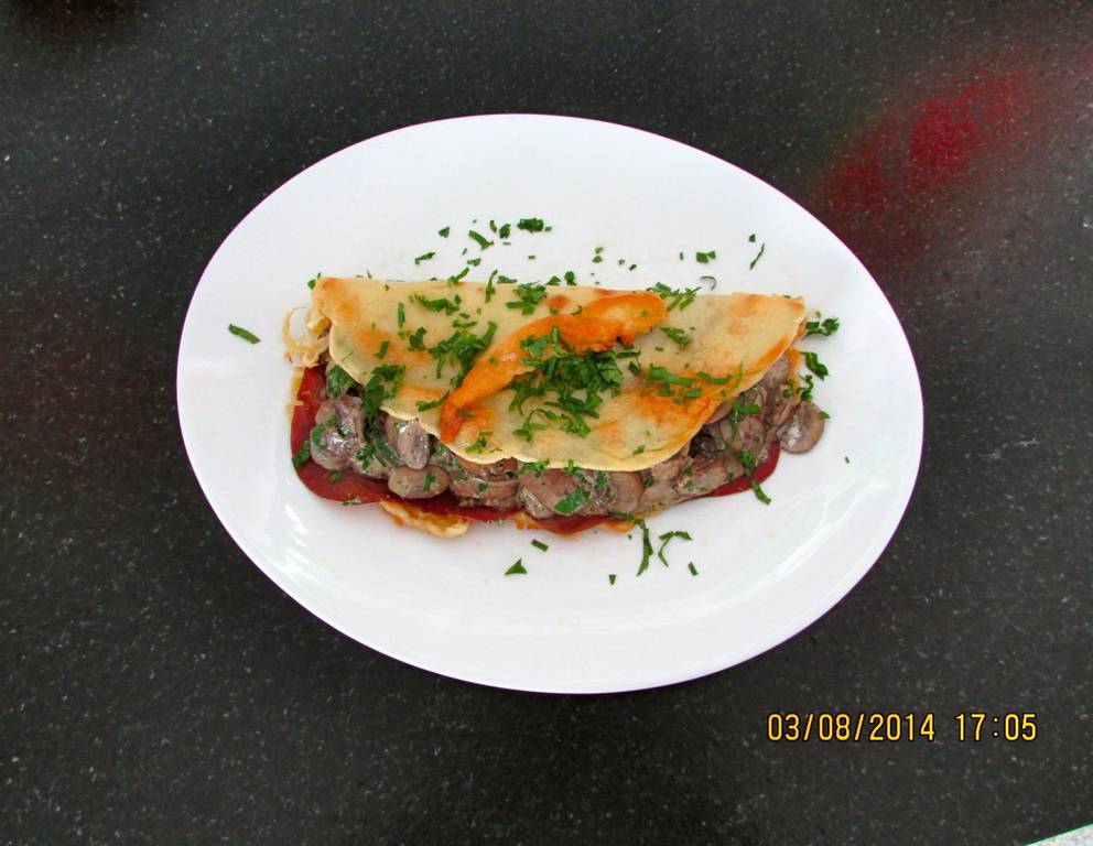 Pilzpalatschinken Pilzpalatschinken