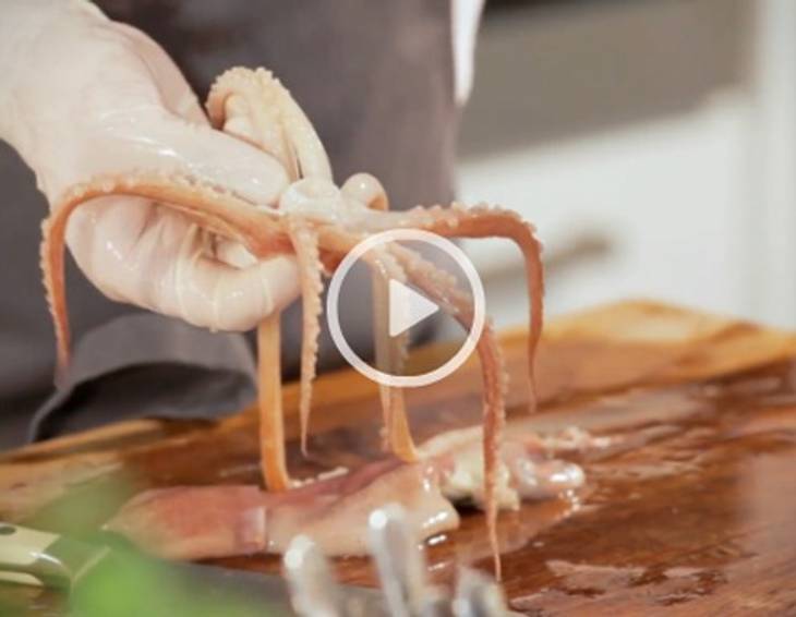 Wie putze ich Calamari?