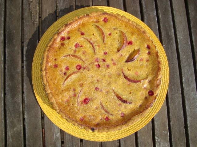 Pfirsich-Ribisel-Tarte