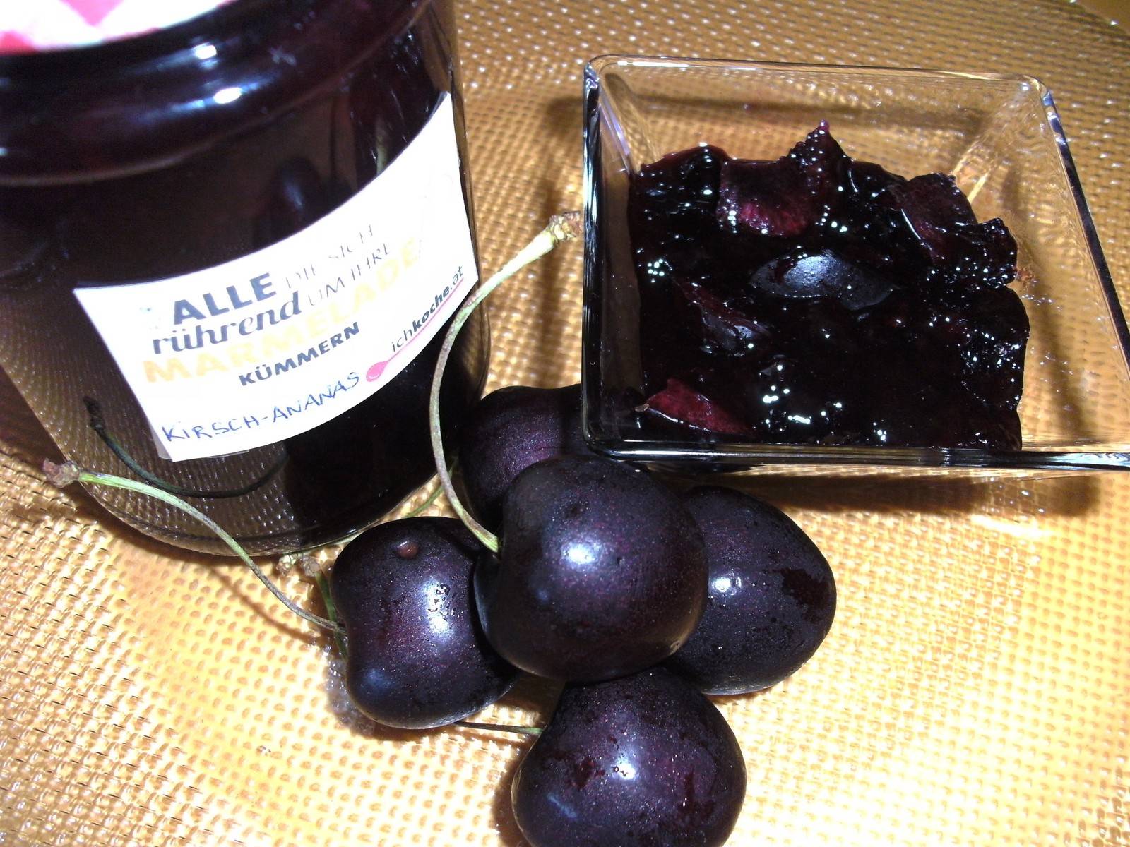 Kirsch-Ananas-Marmelade Rezept - ichkoche.de Kirsch-Ananas-Marmelade Rezept - ichkoche.de