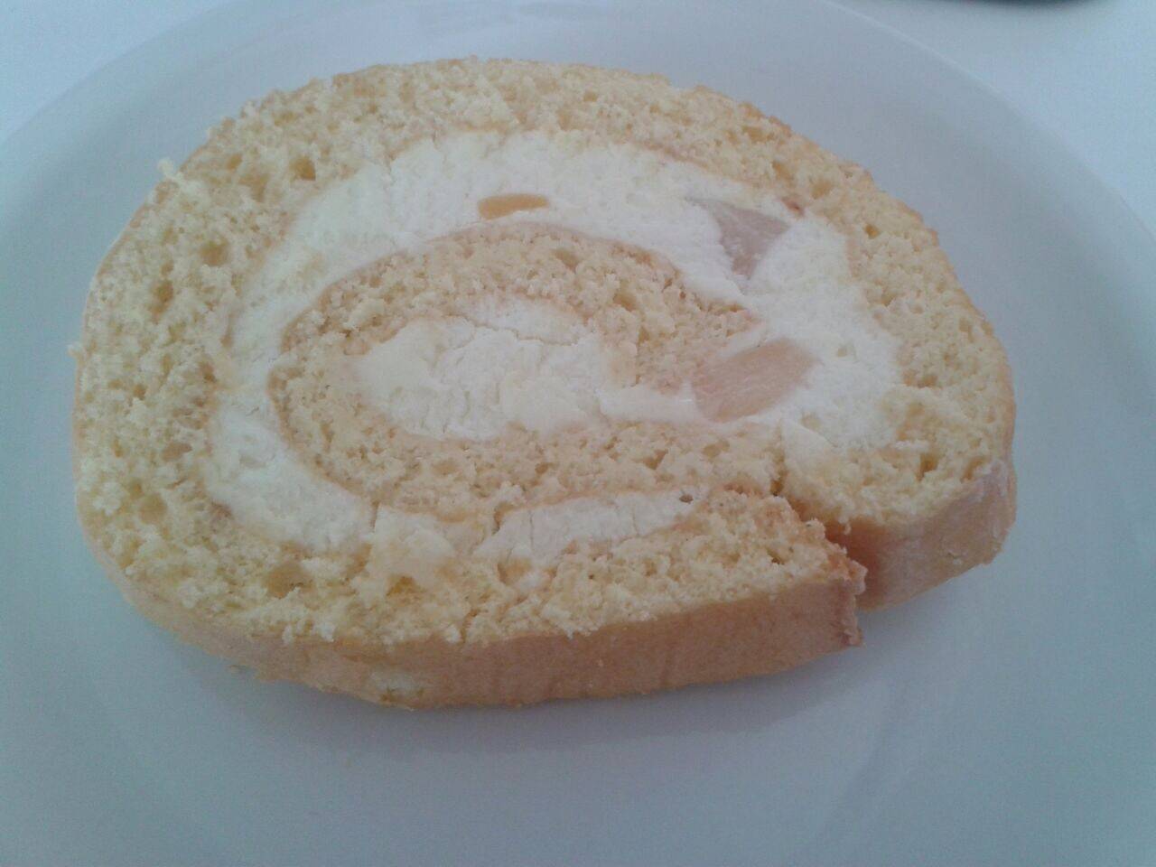 Pfirsichroulade