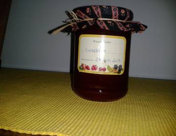 Himbeer-Marmelade mit Geist