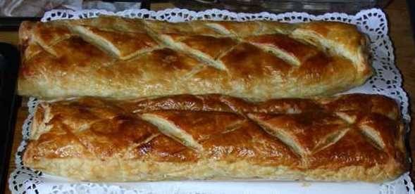 Schneller Apfel-Nuss-Strudel mit Rosinen Rezept - ichkoche.at Schneller Apfel-Nuss-Strudel mit Rosinen Rezept - ichkoche.at