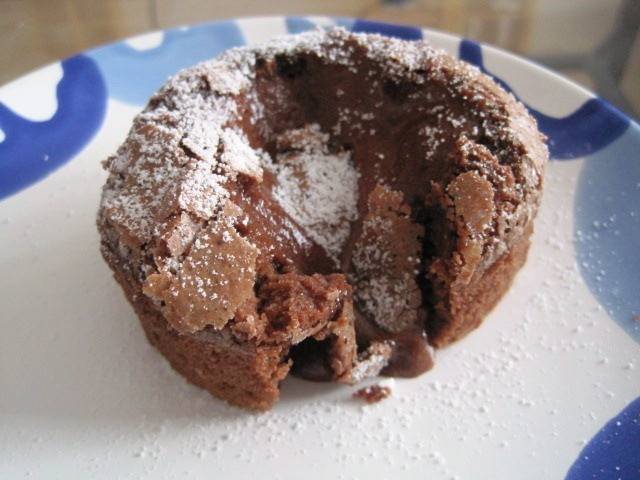 Schokoküchlein mit flüssigem Kern