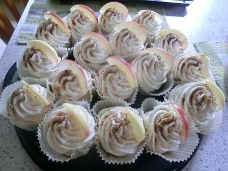 Apfel-Topfen-Zimt-Cupcakes