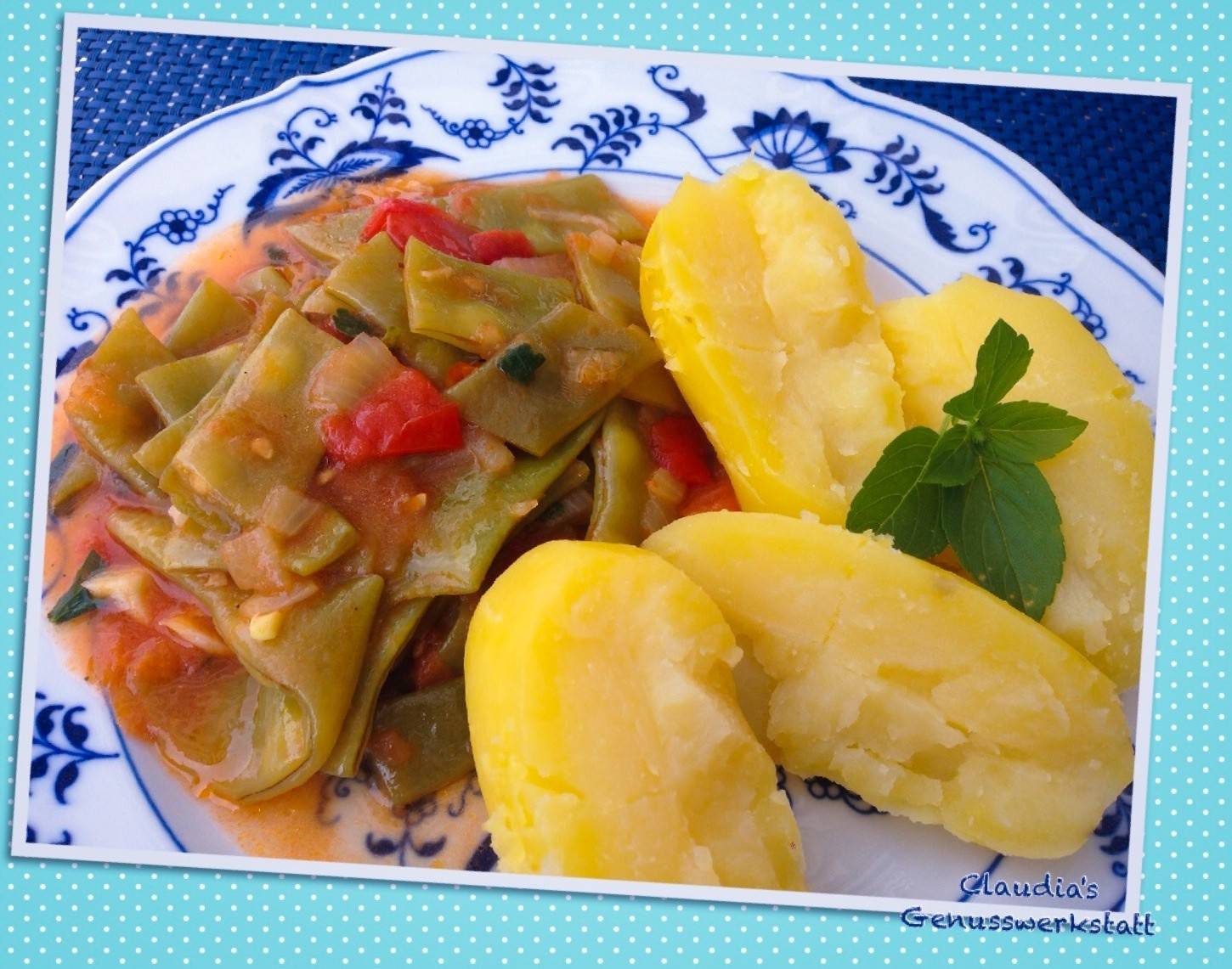 Grüne Bohnen nach griechischer Art Rezept - ichkoche.at Grüne Bohnen nach griechischer Art Rezept - ichkoche.at