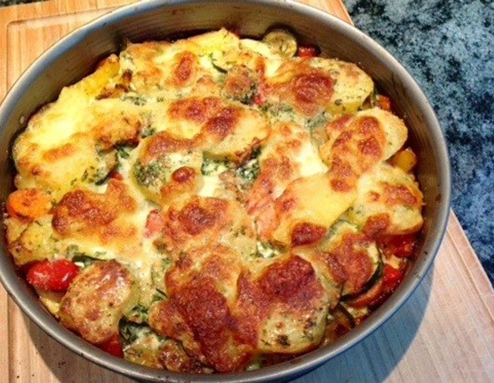 Gemüse-Kartoffel-Auflauf Gemüse-Kartoffel-Auflauf