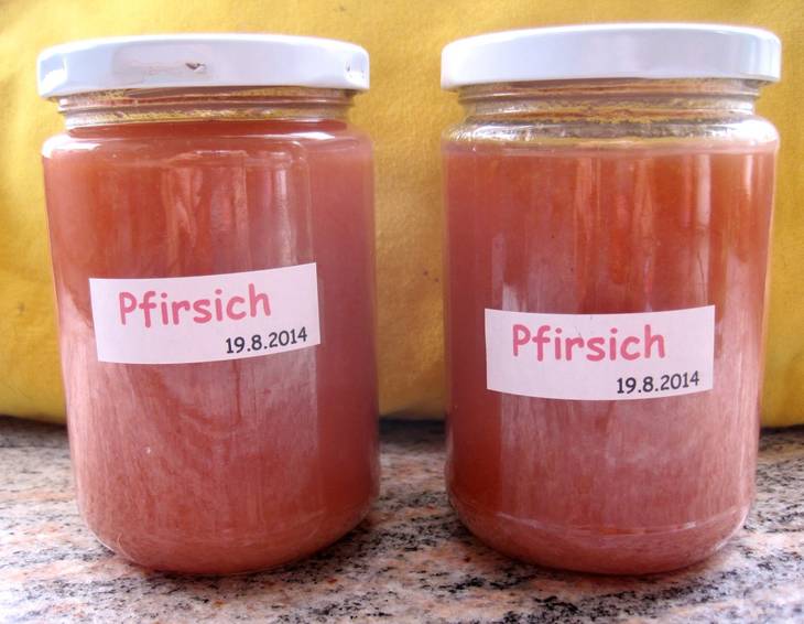 Pfirsichmarmelade