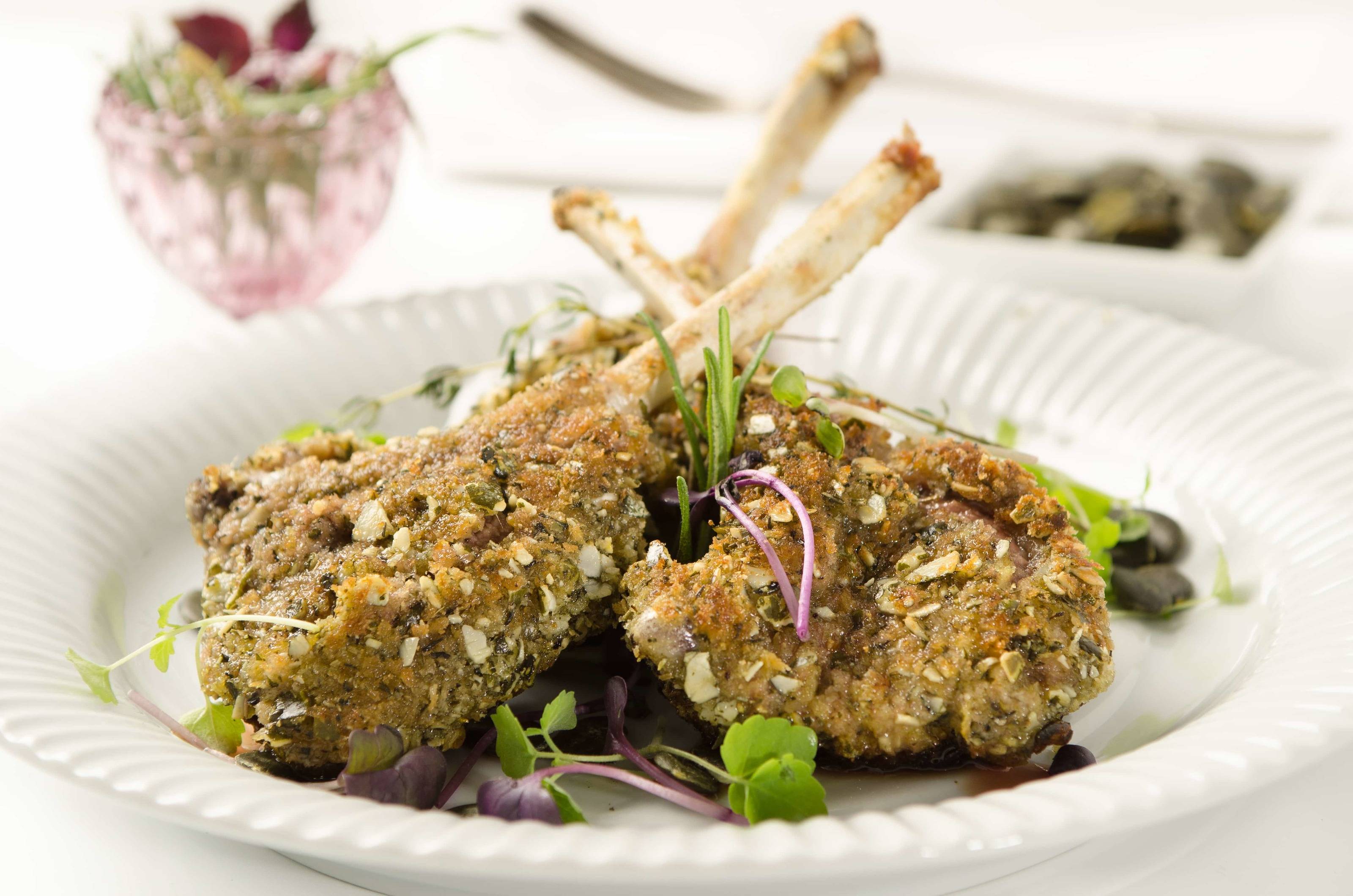 Lammkoteletts in Kürbiskernmantel Rezept - ichkoche.ch