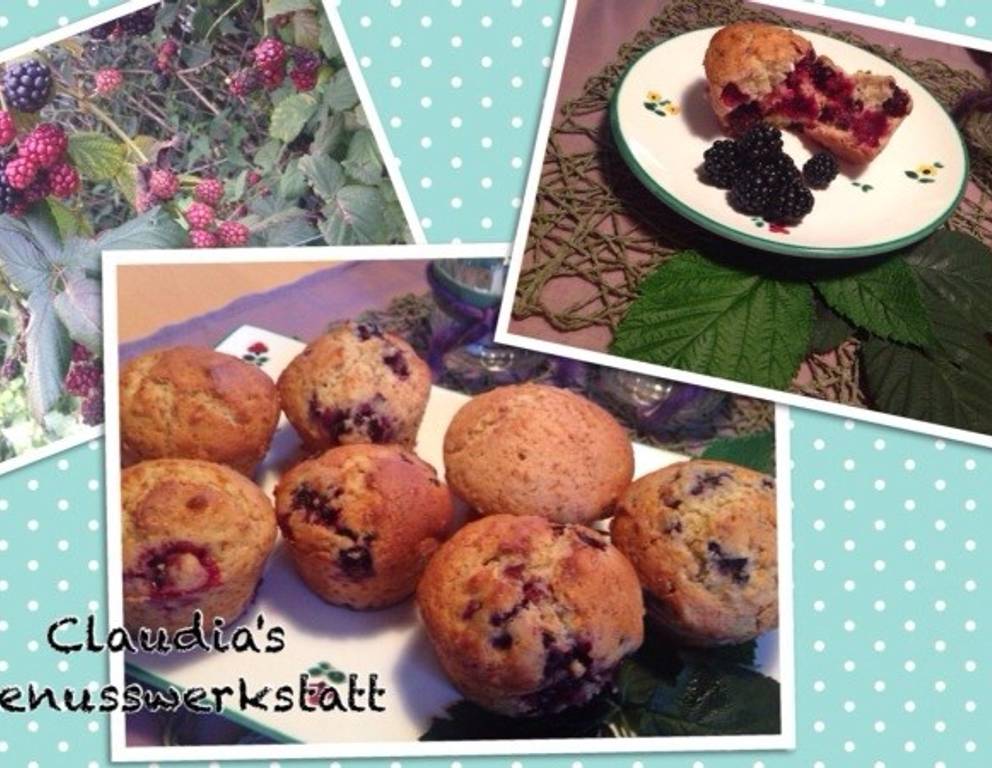 Brombeeren-Cashew-Muffins Brombeeren-Cashew-Muffins