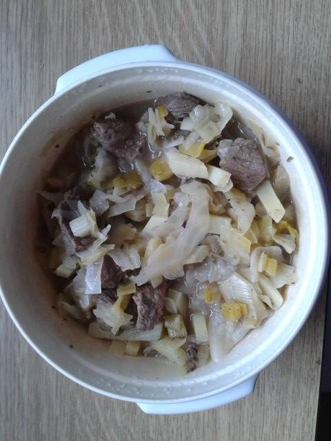 Weißkraut-Eintopf mit Lamm