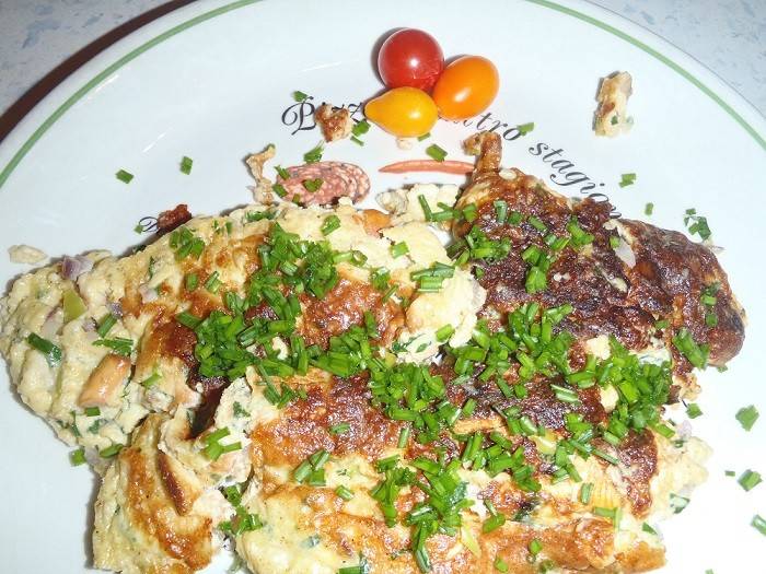 Waldpilze-Omelette