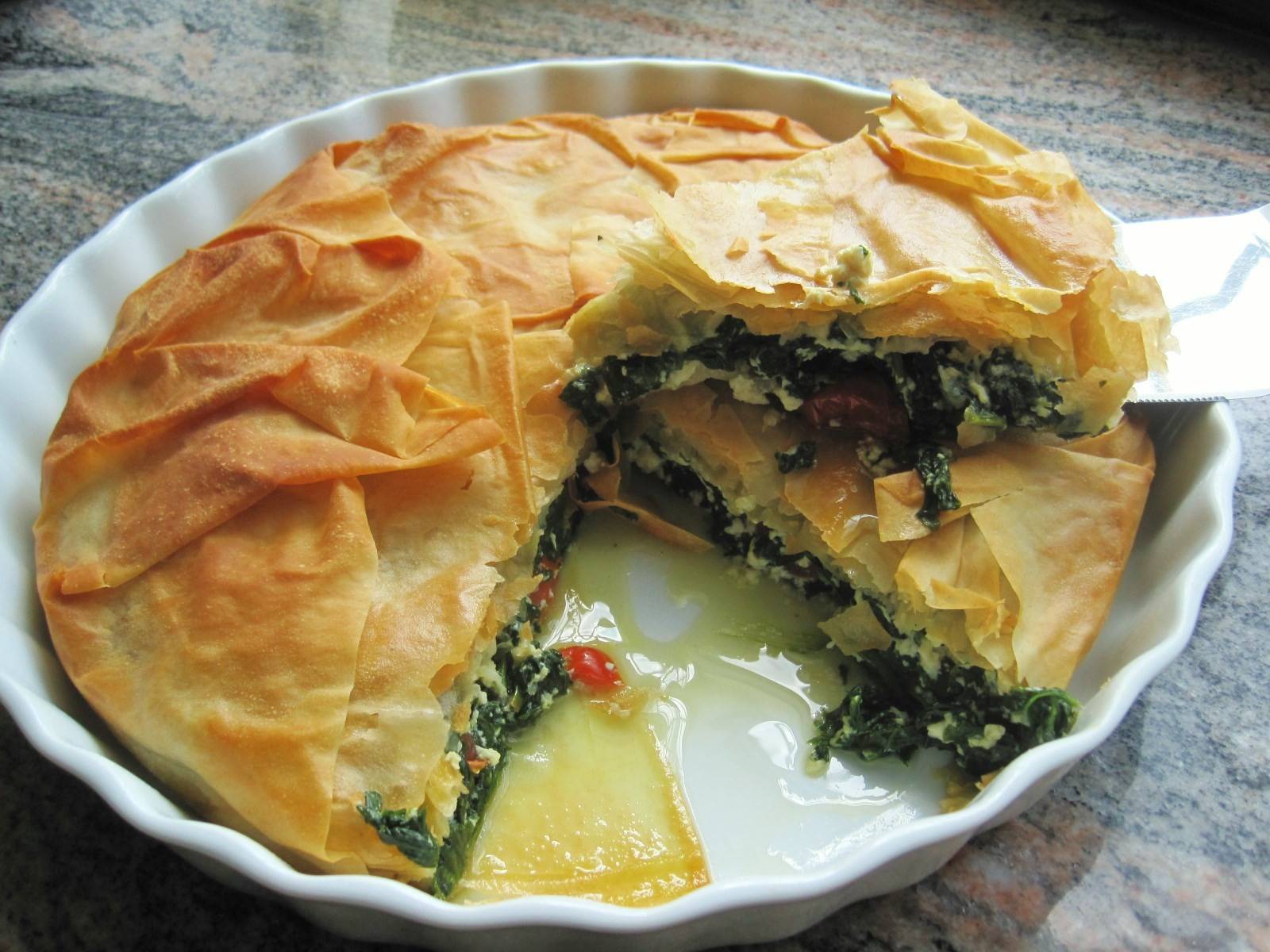 Vegane Spanakopita