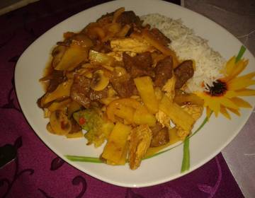 Thaipfanne mit Rind Thaipfanne mit Rind