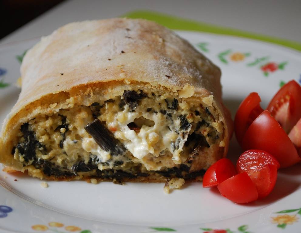 Mangold-Couscous-Strudel Mangold-Couscous-Strudel