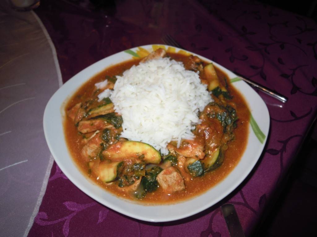 Schnelles Hühnercurry