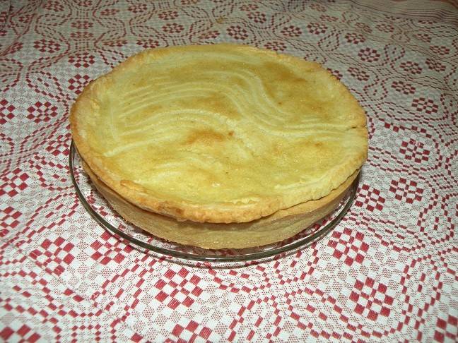 Gedeckter Apfelkuchen