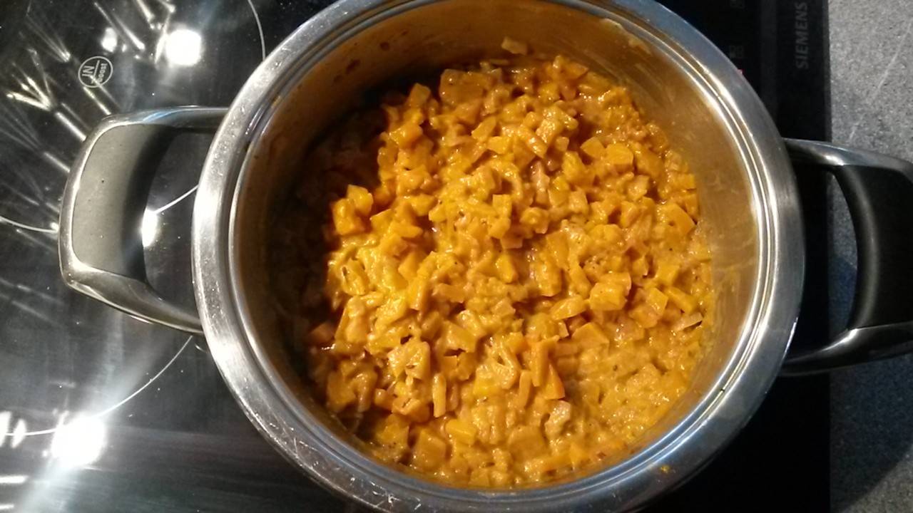 Kürbisgemüse mit Obers Rezept - ichkoche.ch