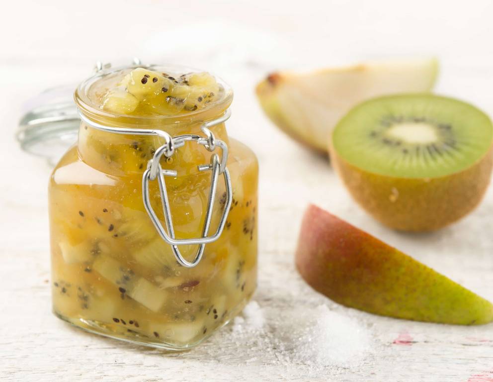Birnen-Kiwi-Marmelade Birnen-Kiwi-Marmelade