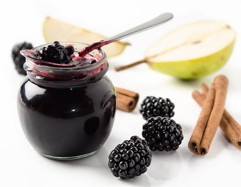 Brombeer-Birnen-Marmelade