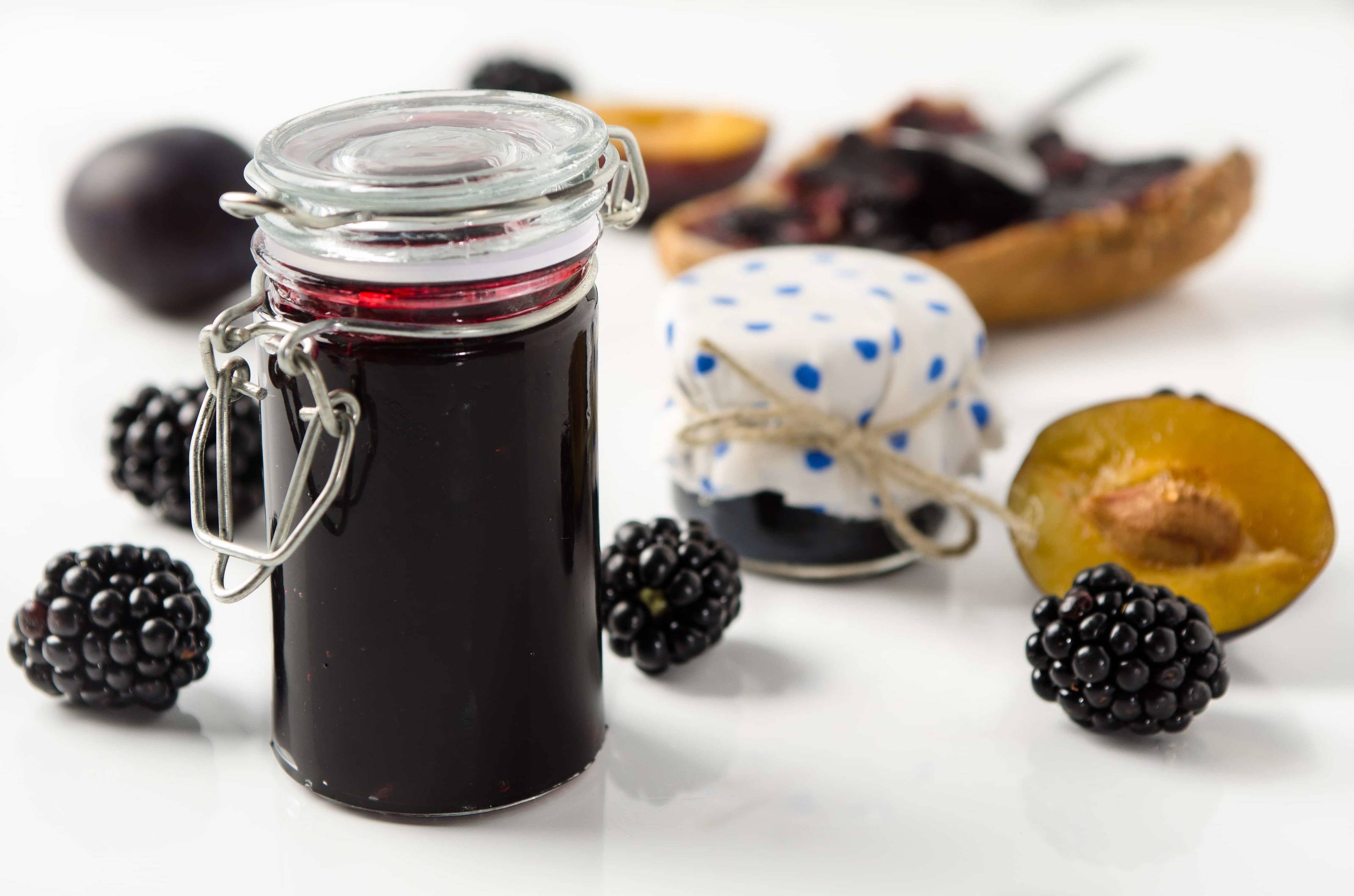 Brombeer-Zwetschken-Marmelade