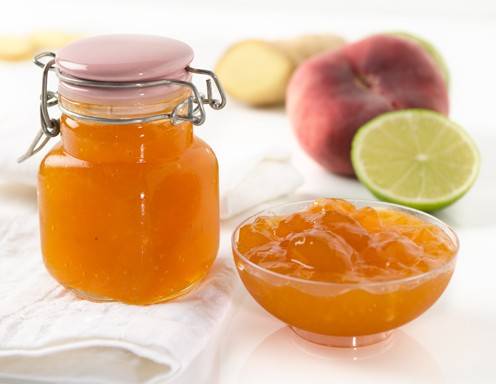 Pfirsich-Ingwer-Marmelade