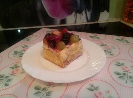 Obstkuchen mit Mascarponecreme