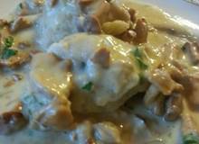 Cremige Eierschwammerlsauce Cremige Eierschwammerlsauce