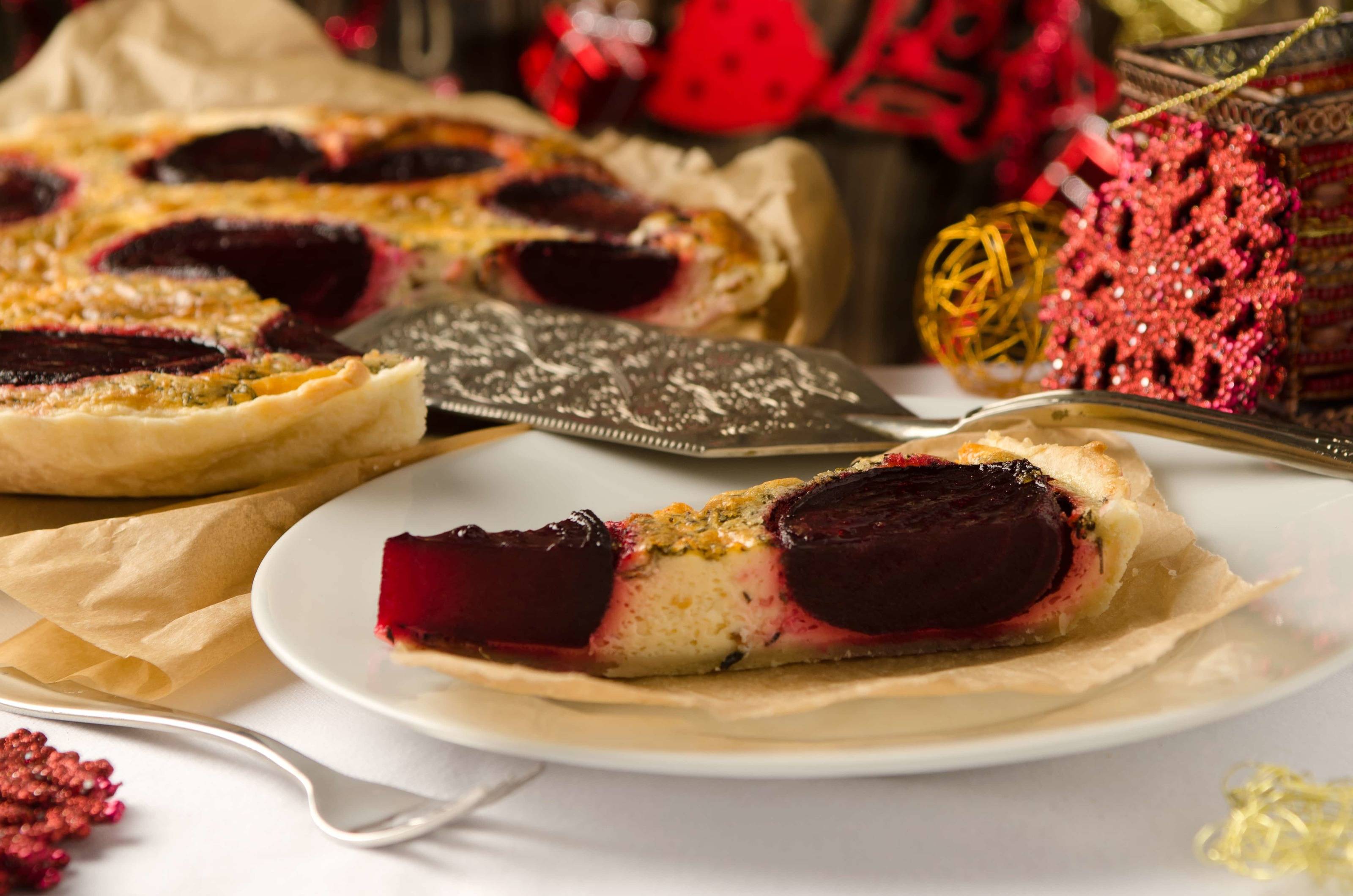 Tarte mit Roten Rüben und Speck Rezept - ichkoche.de Tarte mit Roten Rüben und Speck Rezept - ichkoche.de