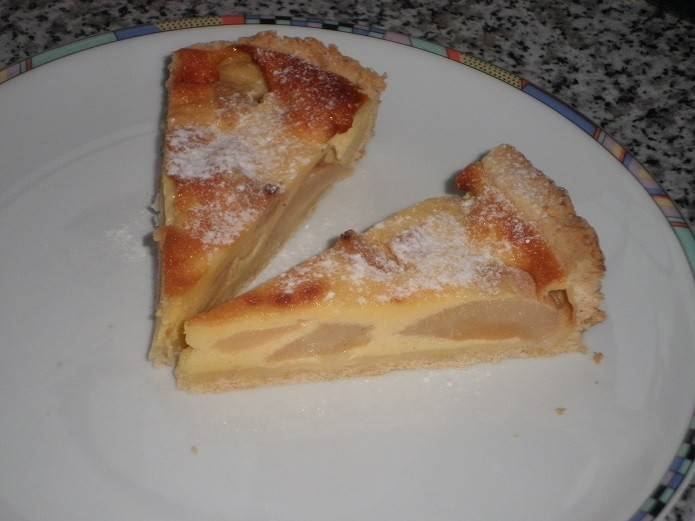 Birnen-Creme-Kuchen Rezept - ichkoche.de
