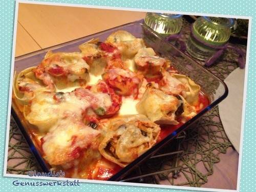 Glasierte Erbsenschoten mit Polenta und Senf-Sabayon Rezept - ichkoche.at