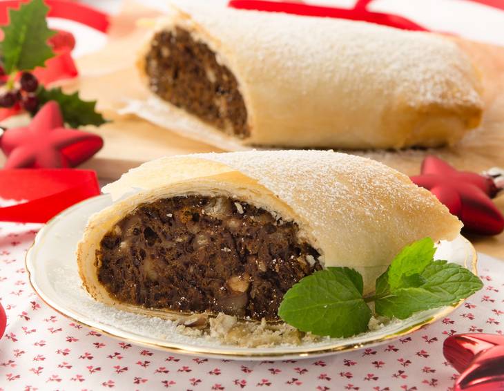 Lebkuchen-Kastanien-Strudel Lebkuchen-Kastanien-Strudel
