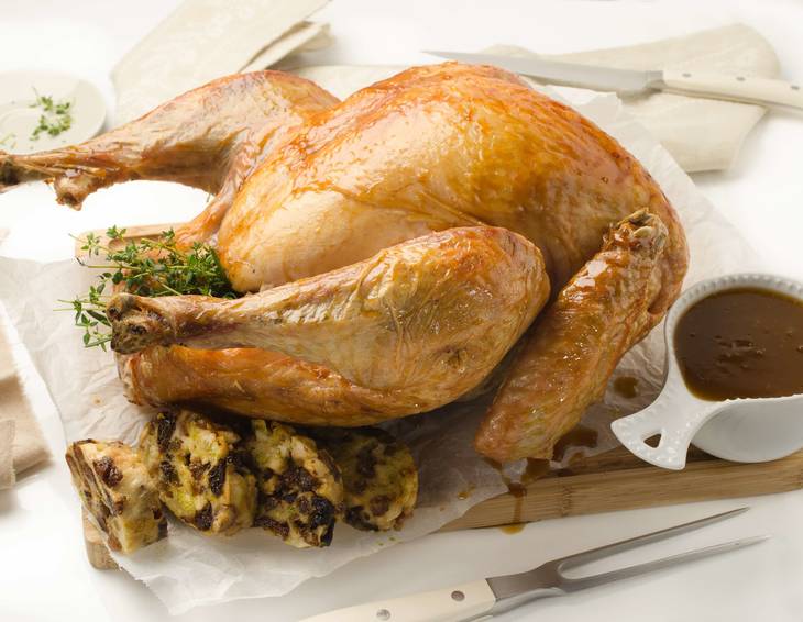 Truthahn mit Dörrobst-Füllung Truthahn mit Dörrobst-Füllung