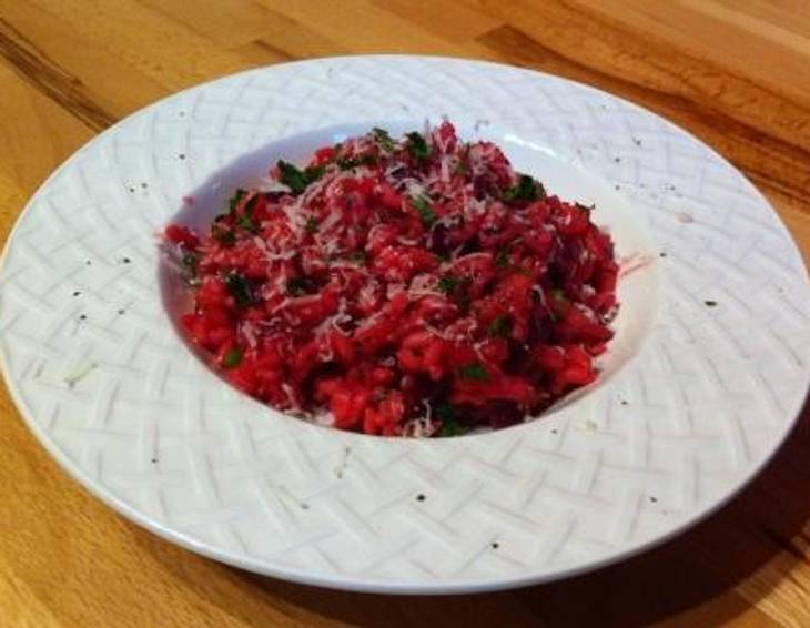 Rote-Rüben-Risotto