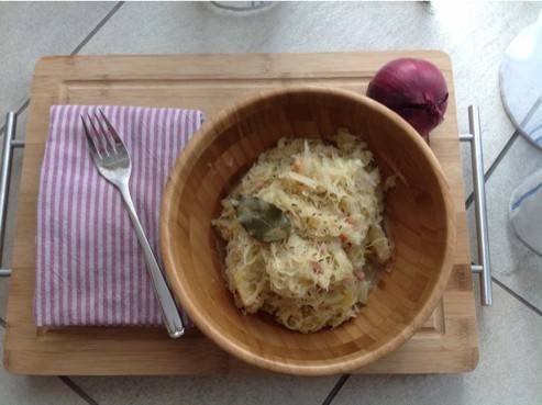 Sauerkraut mit Speck Rezept - ichkoche.de Sauerkraut mit Speck Rezept - ichkoche.de