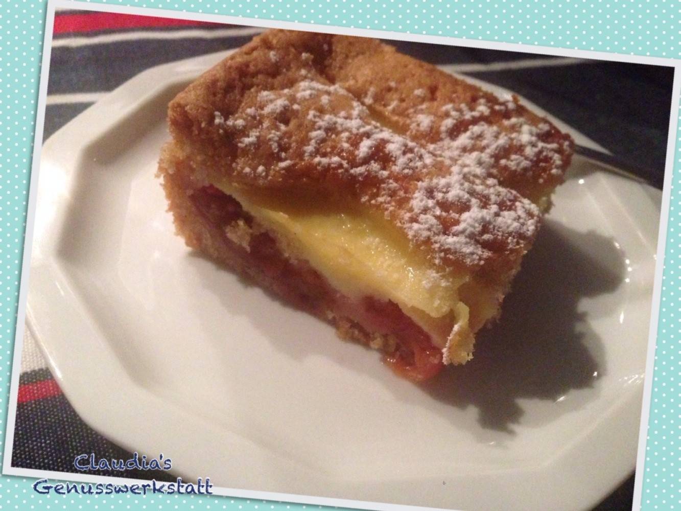 Zwetschkenkuchen mit Rahmguss Rezept - ichkoche
