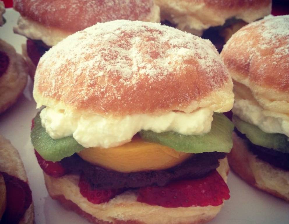 Krapfen-Burger Krapfen-Burger